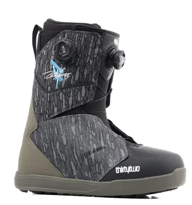 Thirtytwo Lashed Double Boa Snowboard Boots 2025 - (zeb powell) olive/grey/black
