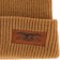 Anti-Hero Stock Eagle Label Cuff Beanie - light brown/black - front detail