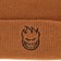 Spitfire Bighead Beanie - dark tan/black - front detail