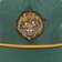 Anti-Hero Grimple Snapback Hat - dark green/orange - front detail