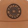 Spitfire Classic 87' Swirl Patch Snapback Hat - dark tan/black - front detail
