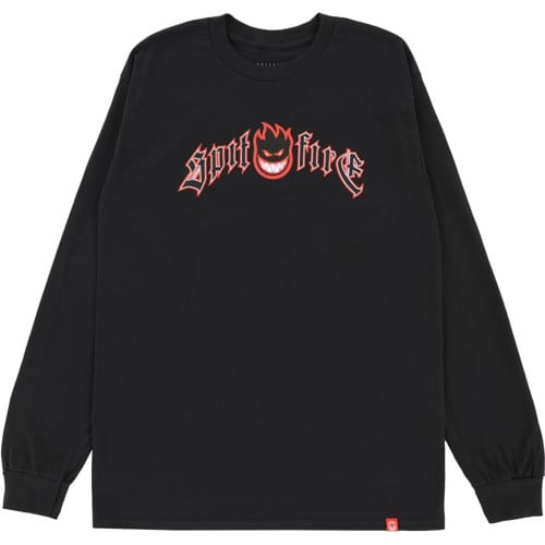 Spitfire Immortal Fire L/S T-Shirt - black/red-black-white