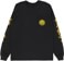 Anti-Hero Grimple Sleeve L/S T-Shirt - black/orange-yellow-black