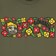 Krooked Sweatpants T-Shirt - military green - front detail