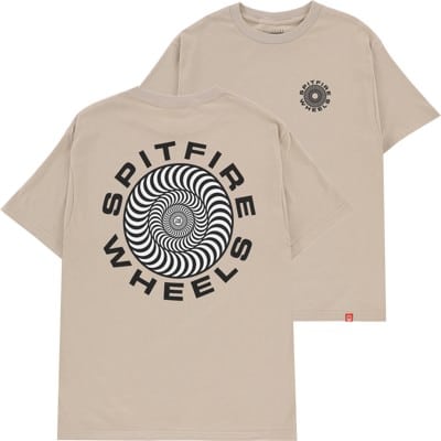 Spitfire Classic '87 Swirl Fill T-Shirt - sand/black-white - view large