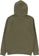 Krooked Mermaid Hoodie - army - reverse