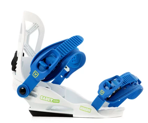 Union Kids Cadet Mini Snowboard Bindings 2025 - white