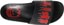 Spitfire Demonseed Script Slide Sandals - black/red/white - top