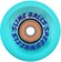 Slime Balls Chrome Light Ups OG Slime Cruiser Skateboard Wheels - trans blue (78a) - reverse