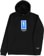 Thunder Boxed Bolt Hoodie - black/blue-grey-white - alternate