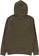 Spitfire Demonseed Script Emb Zip Hoodie - olive - reverse