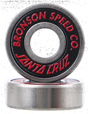 スケートボード Bronson Speed Co. SANTA CRUZ G3 BEARING Bronson Speed Co. Santa Cruz G3 Skateboard Bearings | Tactics