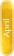 April OG Logo 8.5 Skateboard Deck - yellow