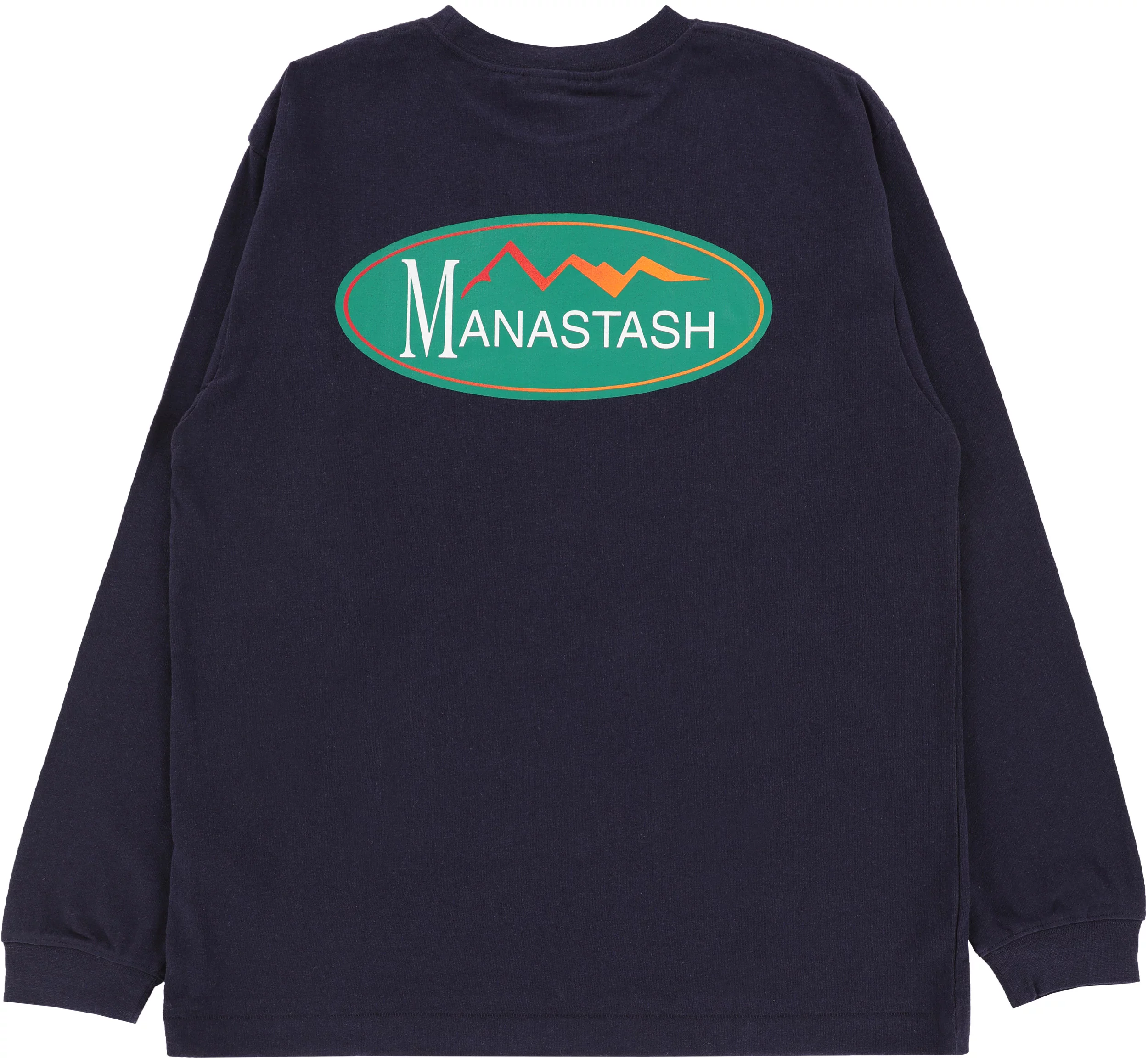 MANASTASH／マナスタッシュ／HEMP L／S TEE ORIGINAL LOGO Manastash Hemp Original Logo L/S T-Shirt - navy | Tactics