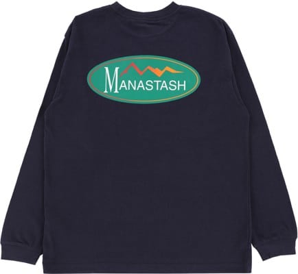 Manastash Hemp Original Logo L/S T-Shirt - navy | Tactics