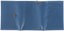 Loosey Embossed Blue Bi-Fold Chain Wallet - navy - alternate reverse