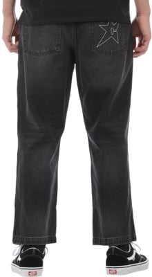 Carpet C-Star Stitch Denim Jeans - fade black | Tactics