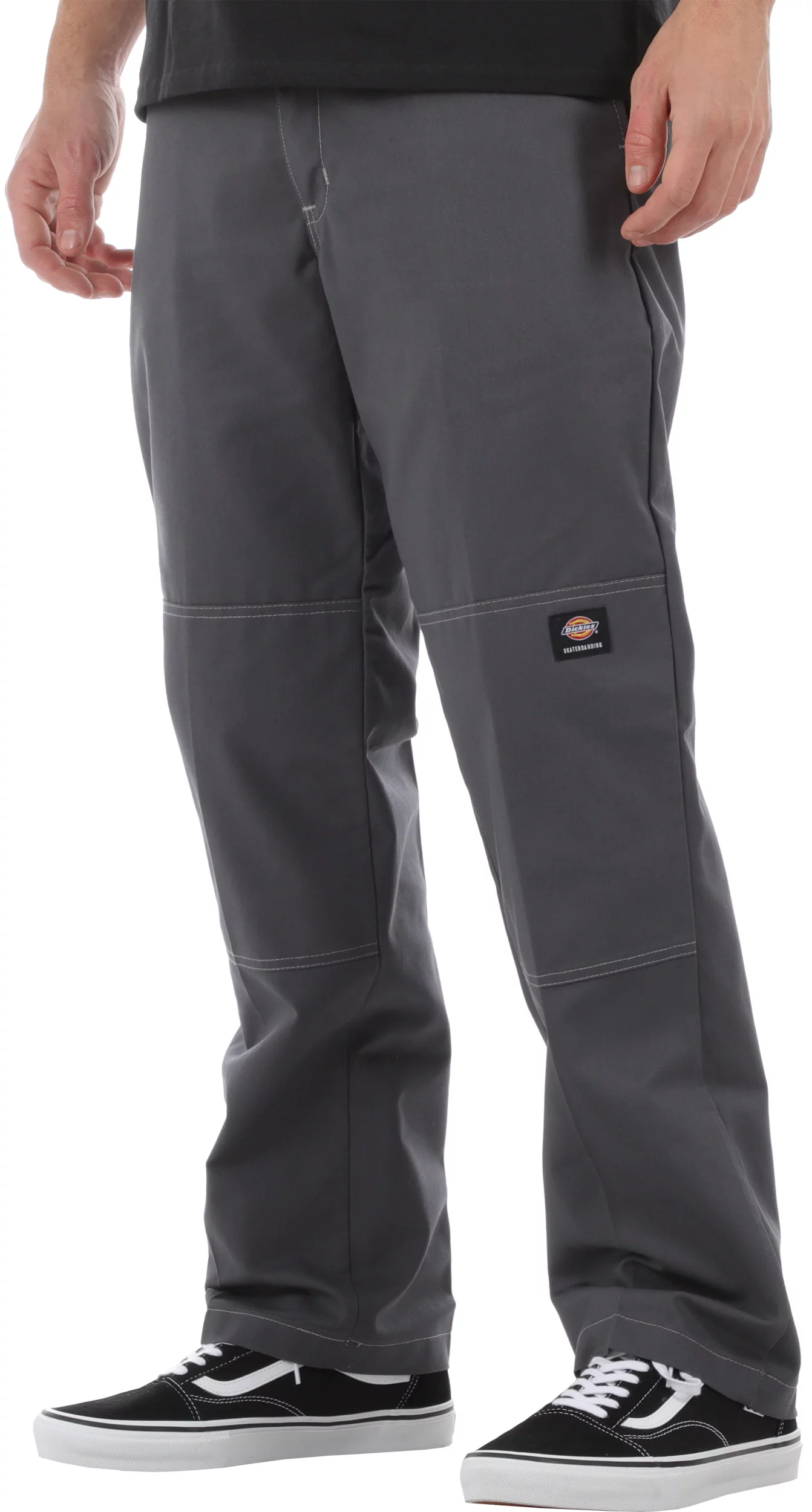 [LOW CLASSIC] /☆ 24SS DOUBLE BELTED POCKET PANTS / CHARCOAL Dickies Double Knee Skate Pants - charcoal/grey | Tactics