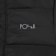 Polar Skate Co. Basic Puffer Jacket - black - front detail