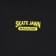 Skate Jawn Welder Hoodie - black/yellow - front detail