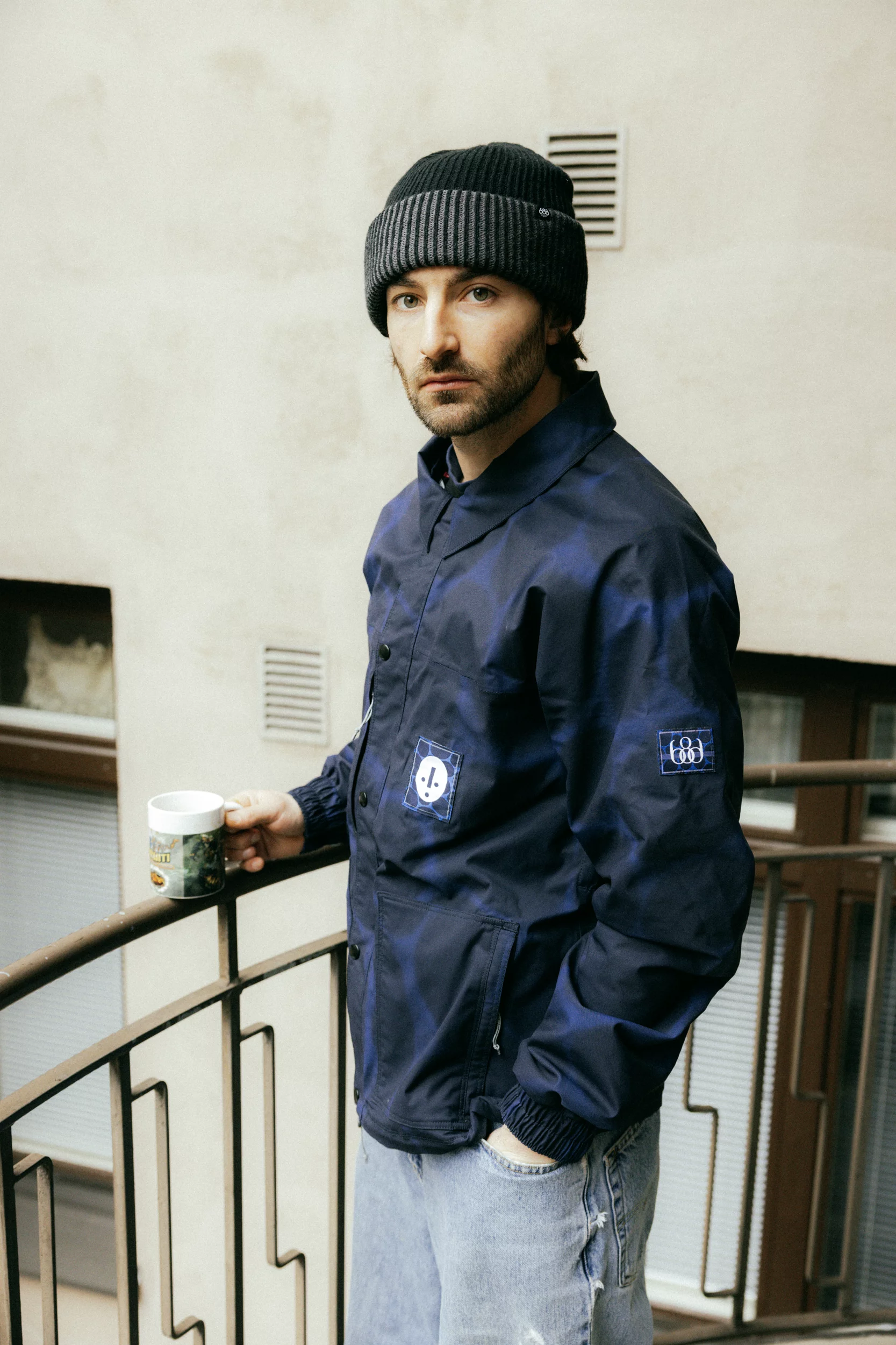 686 Forest Bailey Dojo Jacket (Closeout) - blue airbrush | Tactics
