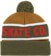 Anti-Hero Zambony Beanie - olive/gold/red - reverse