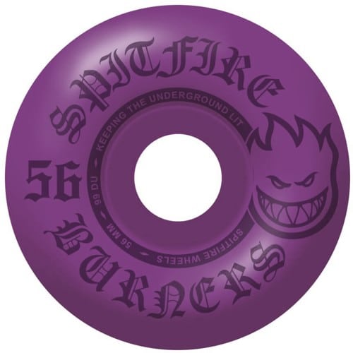 Spitfire Burner Skateboard Wheels - white/silver (99d) | Tactics