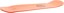 Santa Cruz Roskopp Face 9.5 LTD Reissue Skateboard Deck - orange - angle