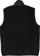 Method Star Fleece Vest Jacket - black - reverse