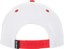WKND Fishbone Snapback Hat - white/red - reverse