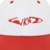 WKND Fishbone Snapback Hat - white/red - front detail