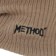 Method Knit Balaclava - light brown - front detail