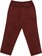 Tactics Corduroy Wave Pants - oxblood - reverse