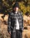 Tactics Trademark Heavyweight Flannel Shirt - black plaid - Lifestyle 1