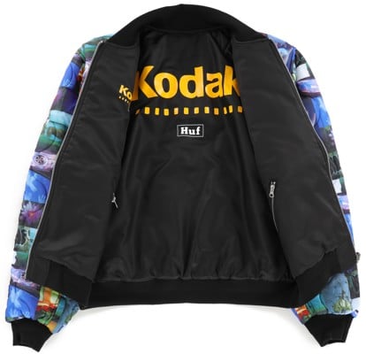 HUF × Kodak リバーシブル ボンバージャケット 黒 美品 MA-1 HUF × Kodak リバーシブル ボンバージャケット 黒 美品 MA-1 - メルカリ