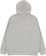 Dime Classic Stone Hoodie - heather gray - reverse