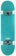 Tactics Oval Logo 7.75 Complete Skateboard - teal