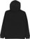 FlameTec Classic Logo Hoodie - black/red - reverse