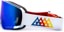 Ashbury Sonic Goggles + Bonus Lens - fade/blue mirror lens + yellow lens - side