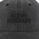 Sci-Fi Fantasy Washed Logo Snapback Hat - black - front detail