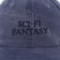 Sci-Fi Fantasy Washed Logo Snapback Hat - navy - front detail