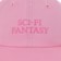 Sci-Fi Fantasy Washed Logo Snapback Hat - pink - front detail