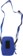 Sci-Fi Fantasy Shoulder Bag - blue - reverse
