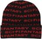 Sci-Fi Fantasy Repeat Logo Beanie - black - reverse