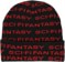 Sci-Fi Fantasy Repeat Logo Beanie - black