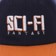 Sci-Fi Fantasy Display Snapback Hat - navy/orange - front detail