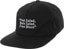 Jenkem Front Blunt Strapback Hat - black