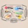 Passport Lures T-Shirt - natural - front detail