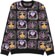 Passport Faces Knit Sweater - black