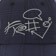 Frog Plaid G Snapback Hat - navy - front detail